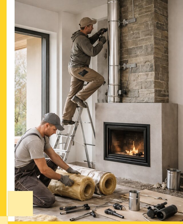 Монтаж дымоходов для каминов в Тулуне от 16185 р. ЭриданТлн