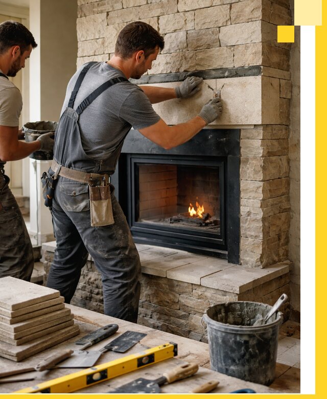 Проектирование и установка открытых каминов в Тулуне