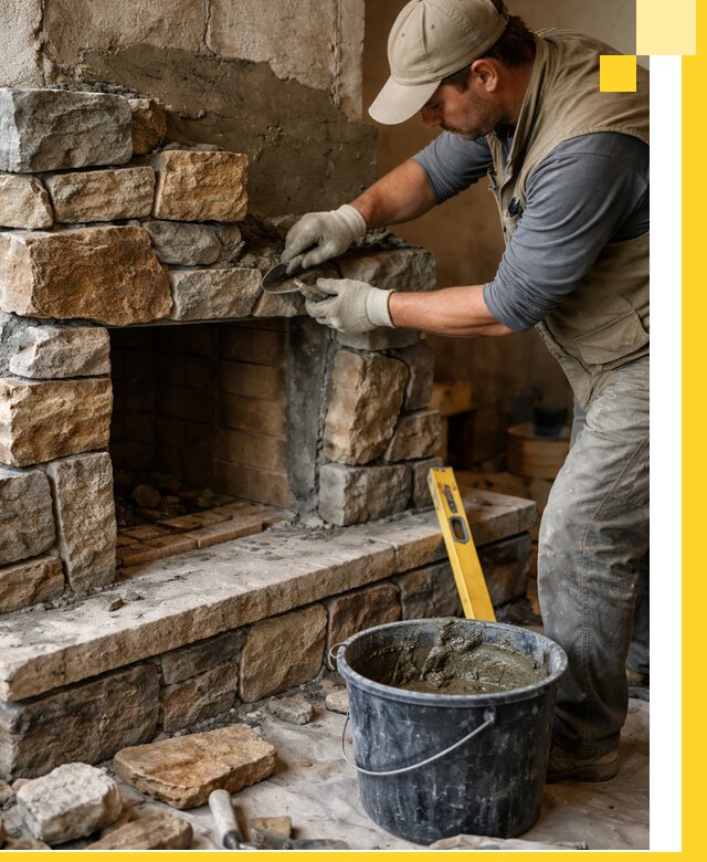 Изготовление и установка каменных каминов под ключ в Тулуне