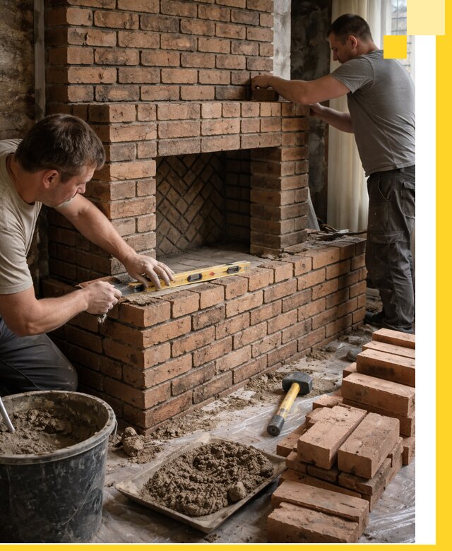 Изготовление и установка кирпичных каминов в Тулуне