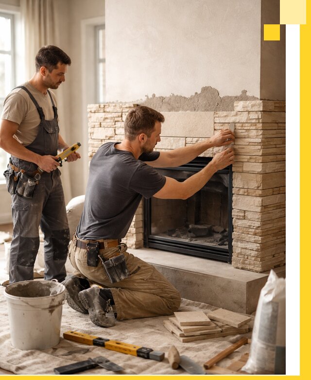 Установка и монтаж каминов для загородного дома в Тулуне