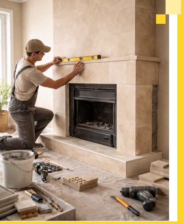 Установка и монтаж каминов в частном доме под ключ в Тулуне