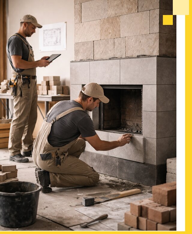 Индивидуальные проекты каминов и каминных систем в Тулуне