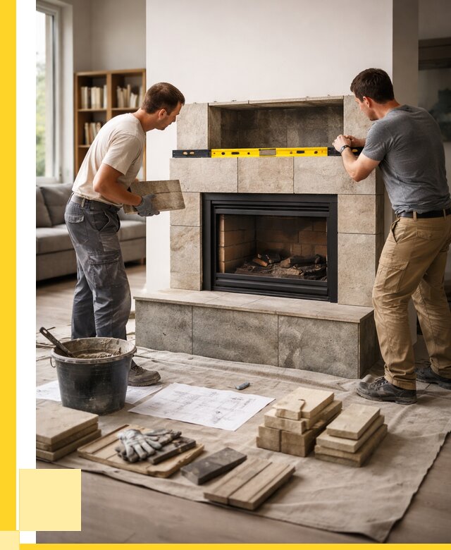 Монтаж каминов и установка в Тулуне от 48555 р. | ЭриданТлн