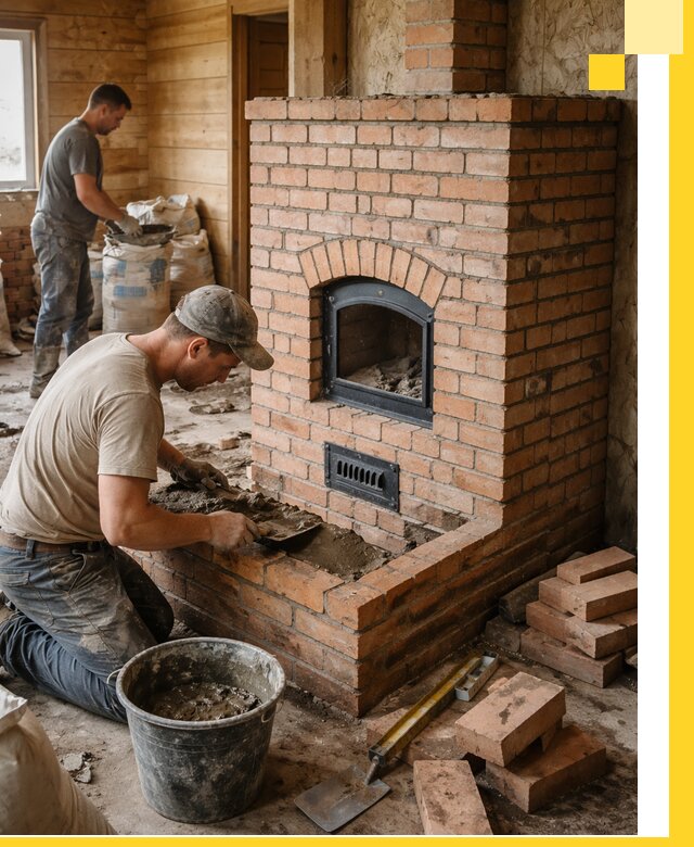 Профессиональное строительство печей в Тулуне под ключ