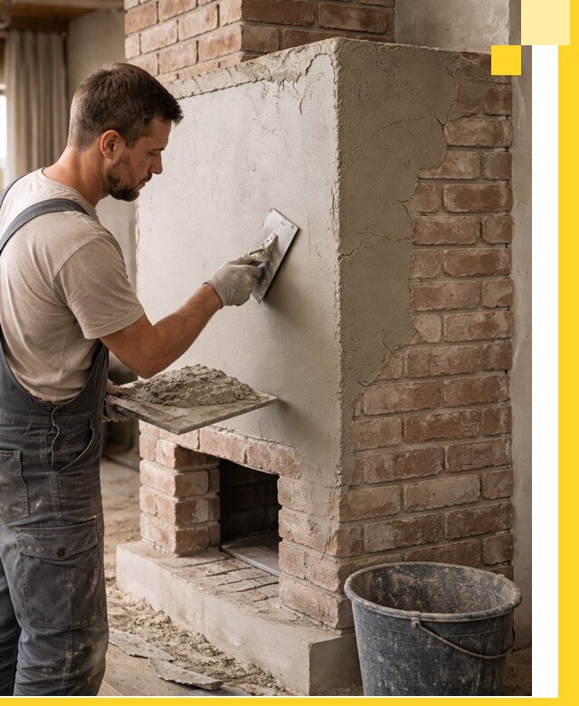 Отделка печей и облицовка каминов в Тулуне под ключ