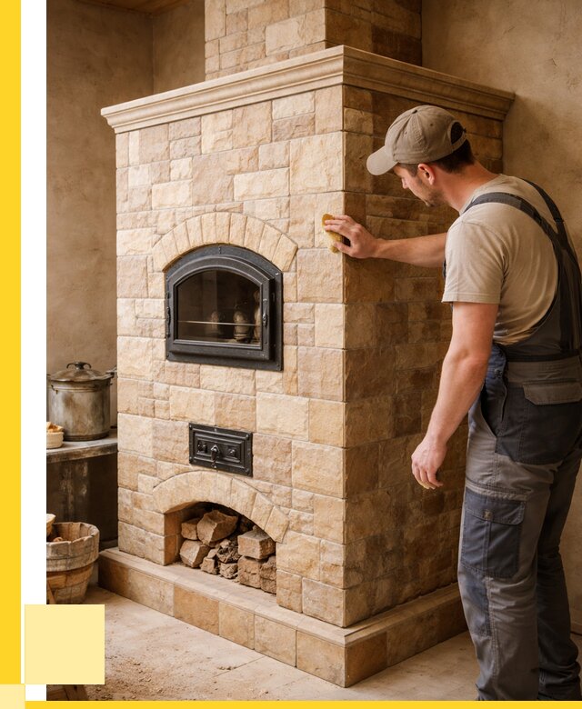 Облицовка печей в Тулуне от 4856 р. под ключ | ЭриданТлн