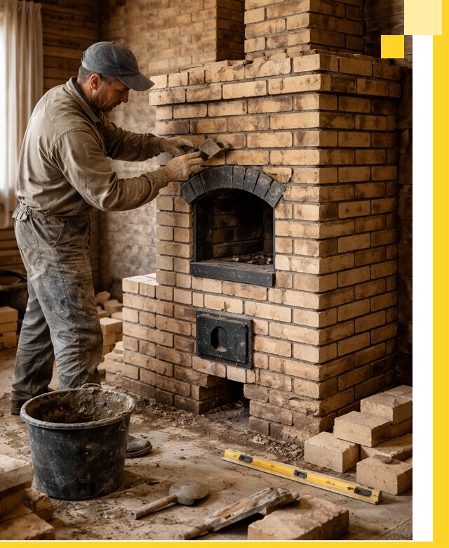 Кирпичные печи под ключ в Тулуне: проектирование и кладка