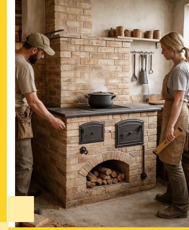 Варочно отопительные печи в Тулуне от 97110 р. | ЭриданТлн