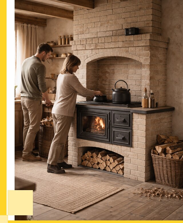 Печи с плитой в Тулуне от 48555 р. | ЭриданТлн — кирпичная печь