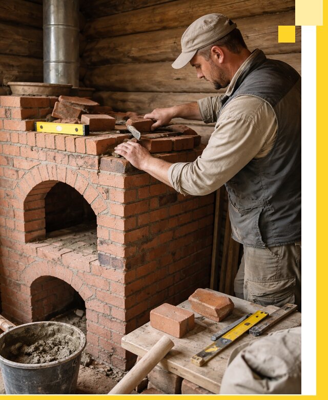 Изготовление и установка русских печей в Тулуне под ключ