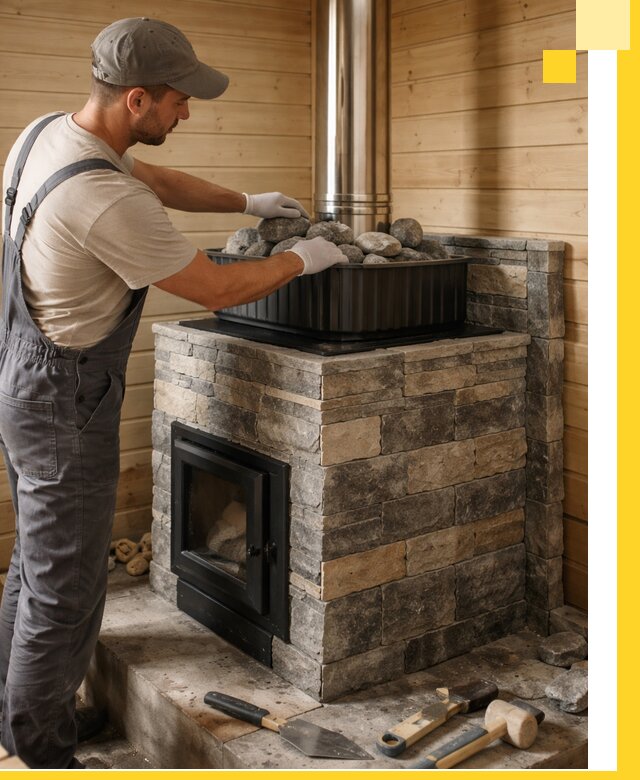 Печи для парной в Тулуне, производство, монтаж и обслуживание