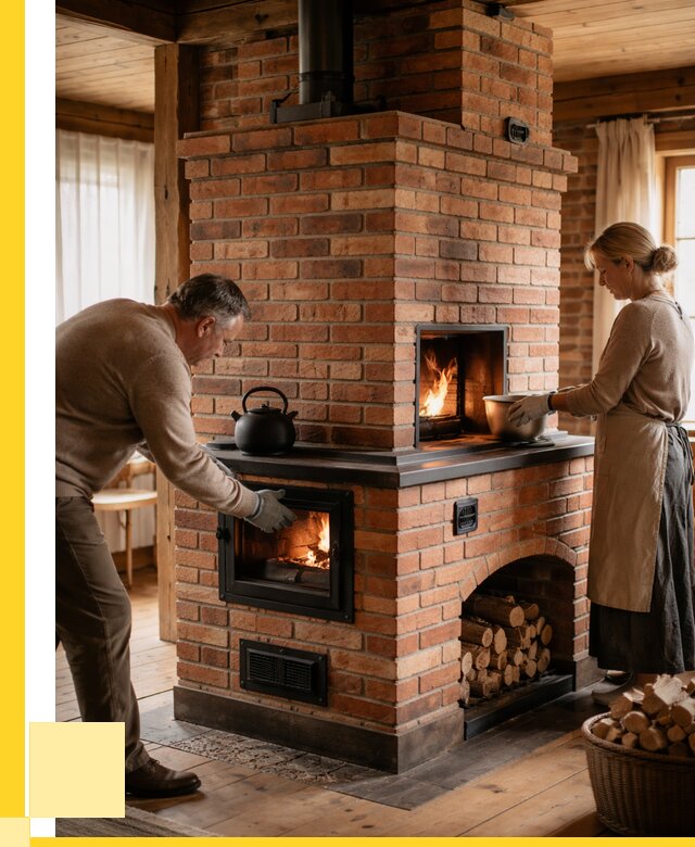 Печи для загородного дома под ключ в Тулуне от 86320 р. | ЭриданТлн