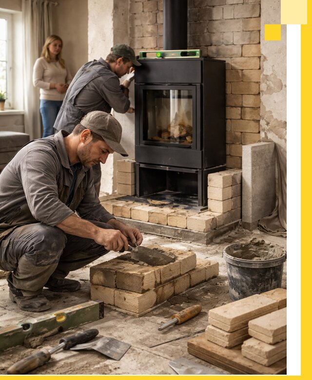 Печи и камины под ключ: проект, установка в Тулуне