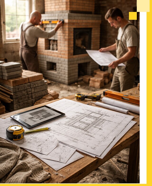 Проекты печей и каминов с индивидуальным дизайном в Тулуне