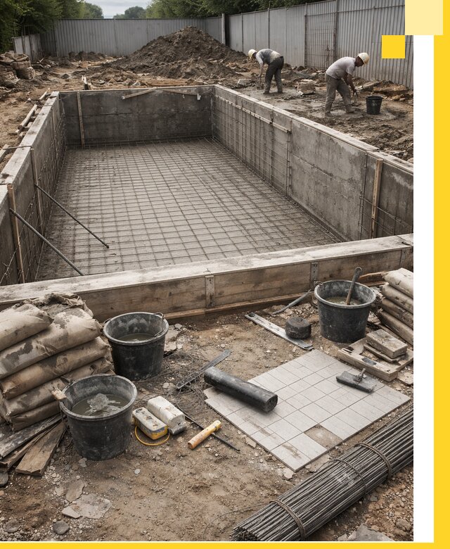 Строительство бассейнов под ключ в Тулуне, дизайн и монтаж