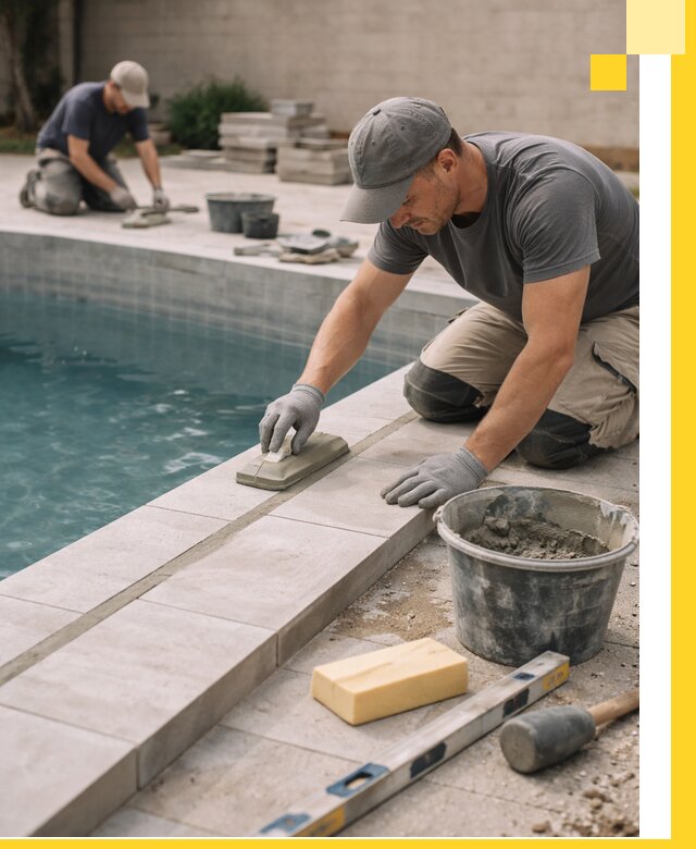 Отделка бассейнов в Тулуне: декоративная отделка и гидроизоляция