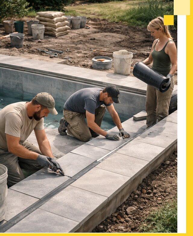 Строительство и монтаж уличных бассейнов под ключ в Тулуне