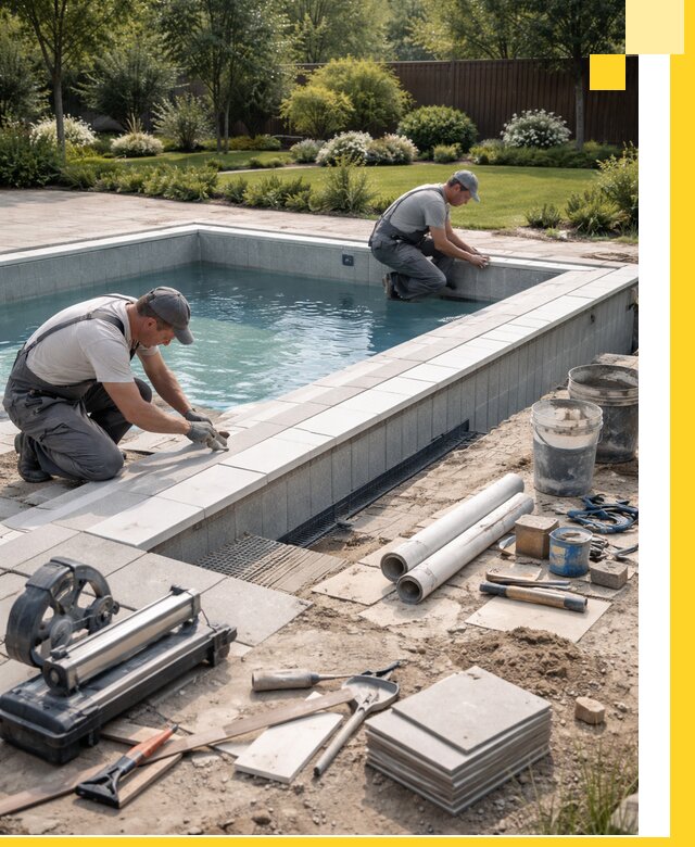 Строительство открытых бассейнов под ключ в Тулуне профессионально