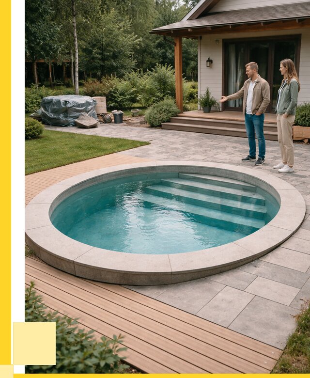 Бассейн на даче под ключ в Тулуне от 215800 р., ЭриданТлн