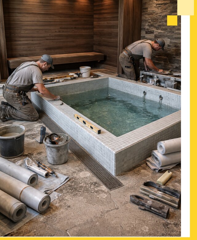 Установка и строительство бассейнов для сауны в Тулуне