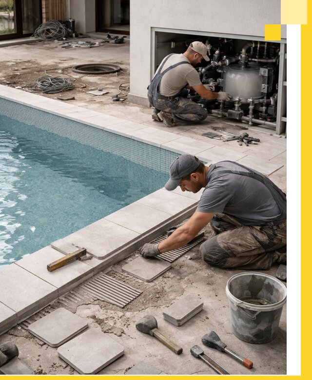 Строительство и монтаж бассейнов в коттедже в Тулуне