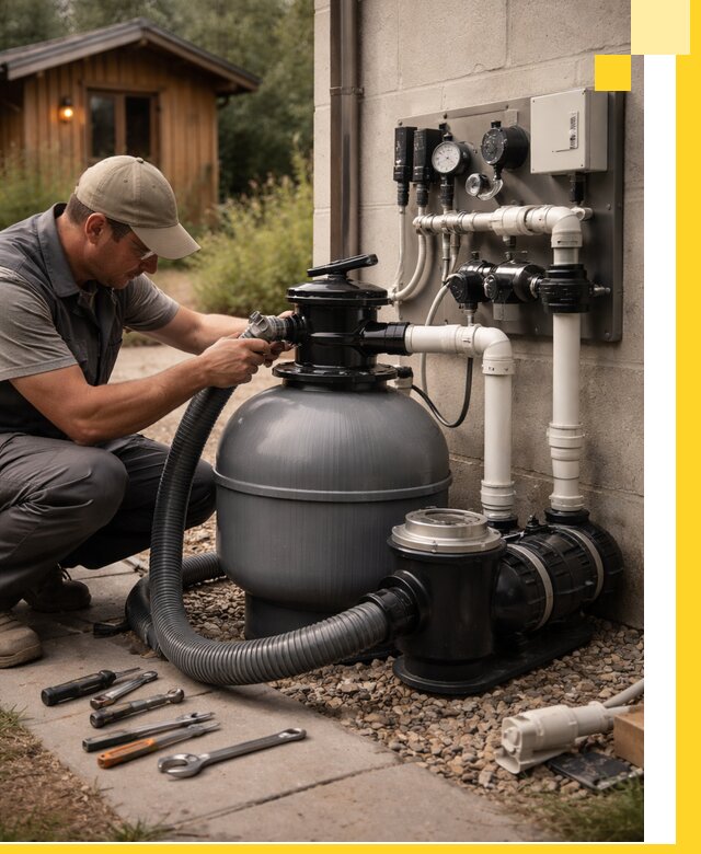 Продажа и монтаж фильтров и насосов для бассейнов в Тулуне