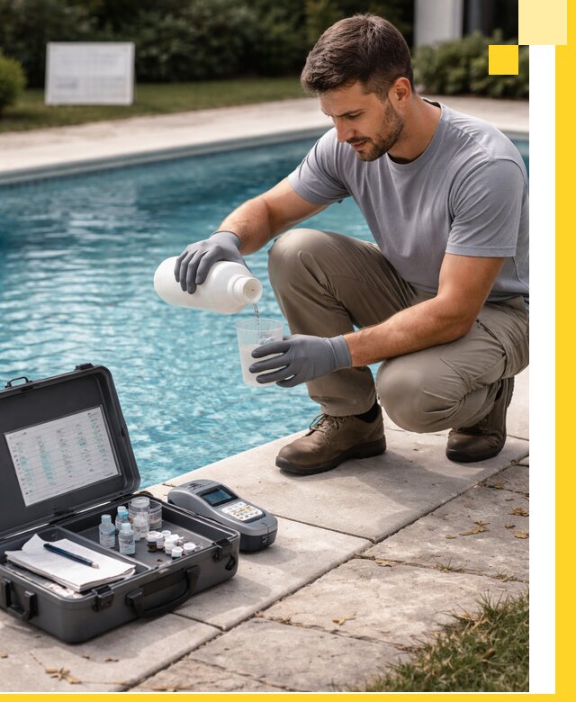 Профессиональная дезинфекция воды в бассейне в Тулуне