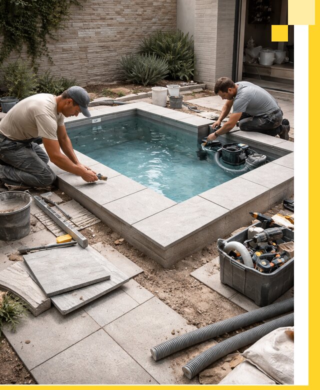 Мини бассейны под ключ в Тулуне, дизайн и установка