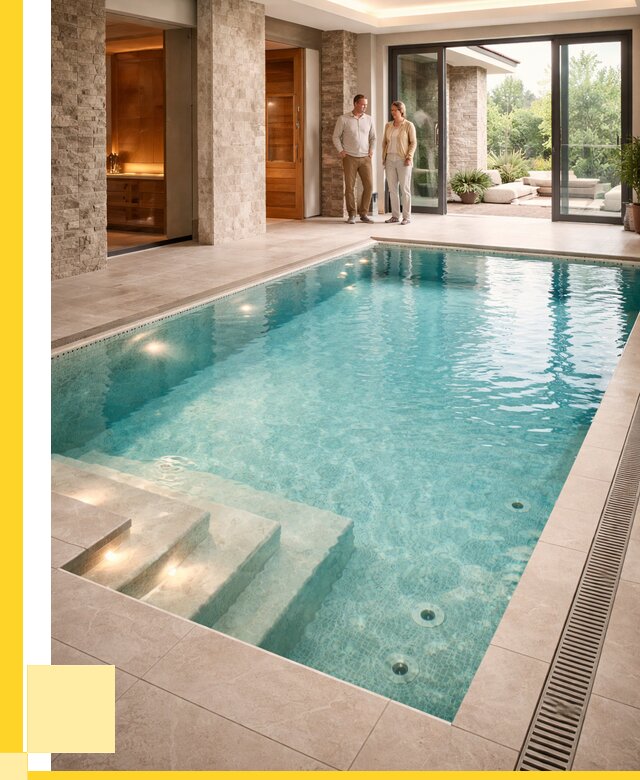 Бассейн во дворе в Тулуне: проект, отделка от 1294800 р. | ЭриданТлн