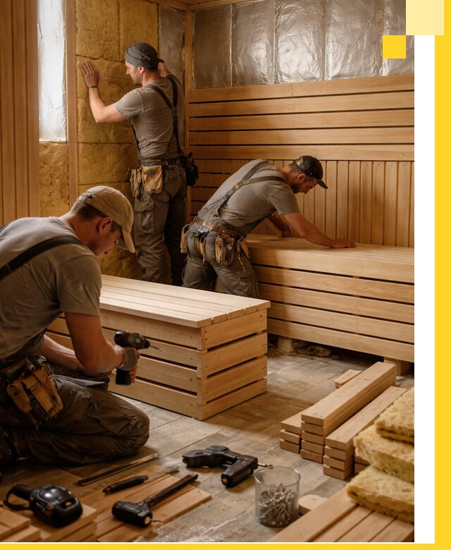 Профессиональное строительство саун под ключ в Тулуне