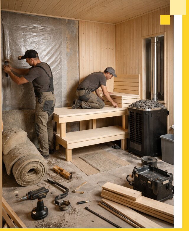 Проекты саун под ключ в Тулуне дизайн и строительство