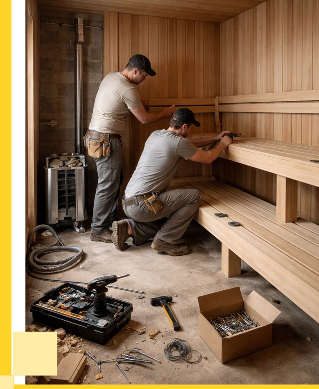 Монтаж саун под ключ в Тулуне от 129480 р. | ЭриданТлн