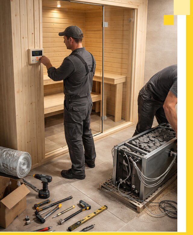 Поставка, установка и монтаж электрических саун в Тулуне