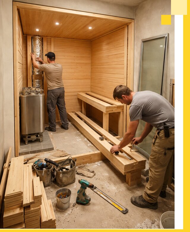 Проектирование и установка домашних саун под ключ в Тулуне