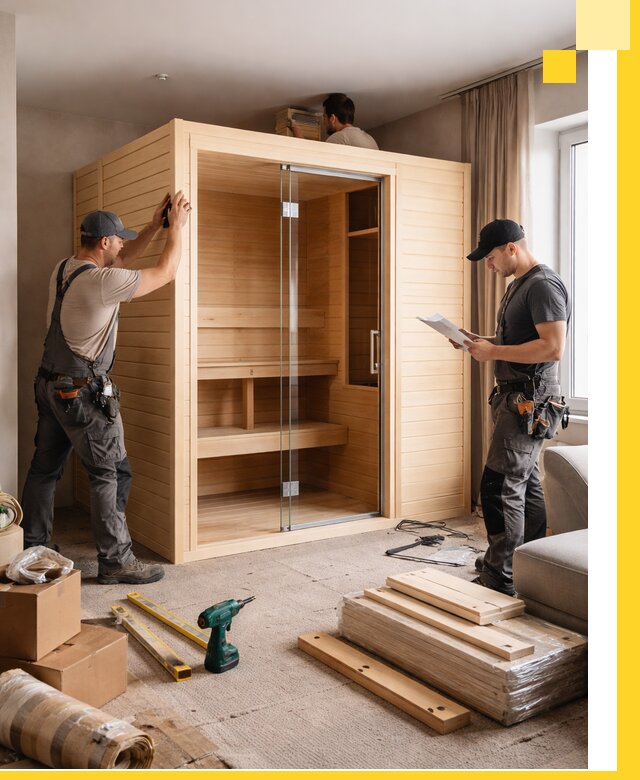 Установка и благоустройство саун в квартире в Тулуне