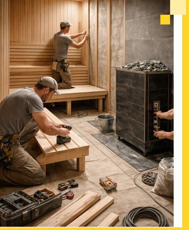 Дизайн и строительство интерьерных саун под ключ в Тулуне