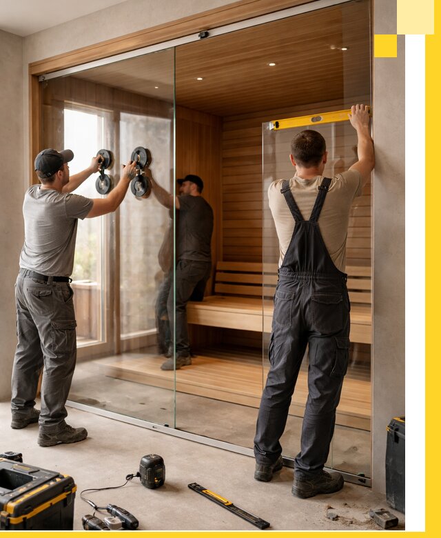 Производство и монтаж стеклянных саун под ключ в Тулуне