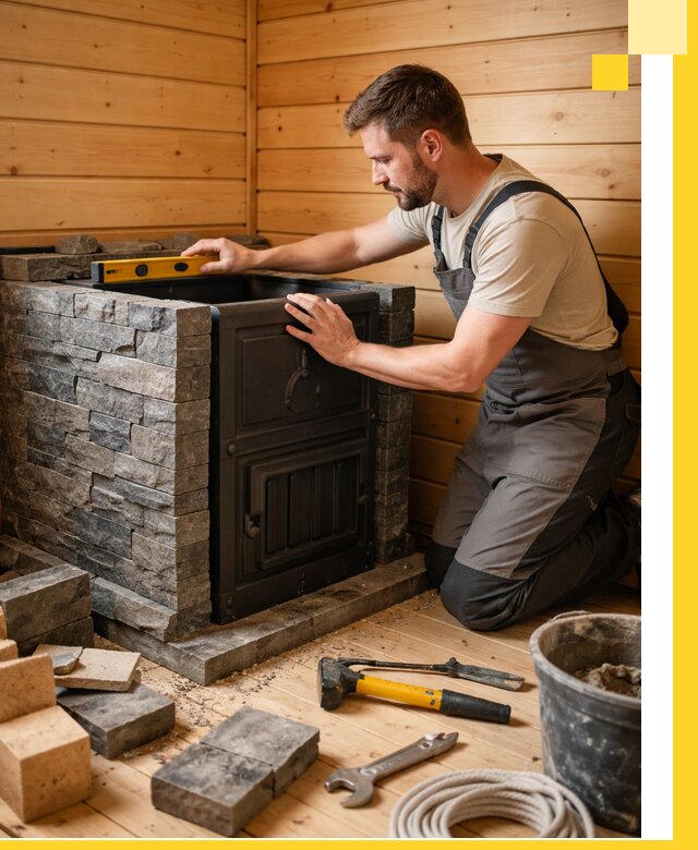 Производство и установка печей для саун под ключ в Тулуне