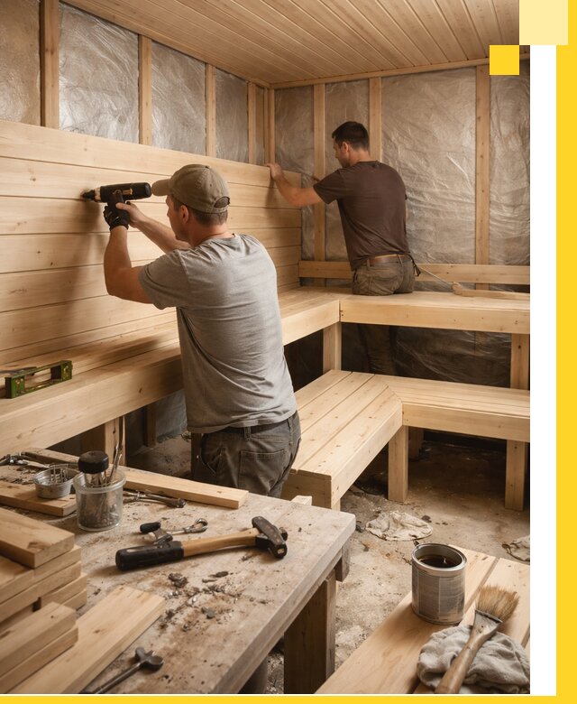 Профессиональная отделка бань и саун под ключ в Тулуне