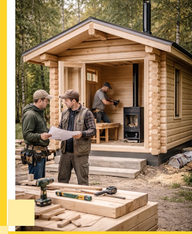 Монтаж бань под ключ в Тулуне — от 215800 р. | ЭриданТлн