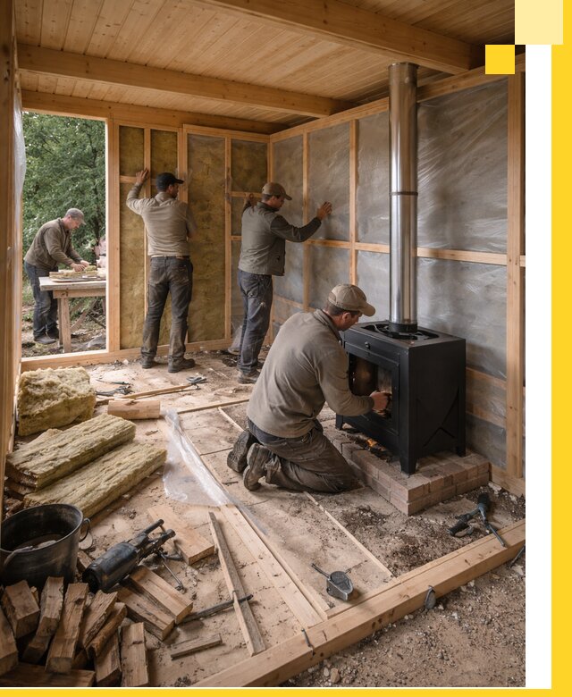 Профессиональный монтаж бань под ключ в Тулуне для дома