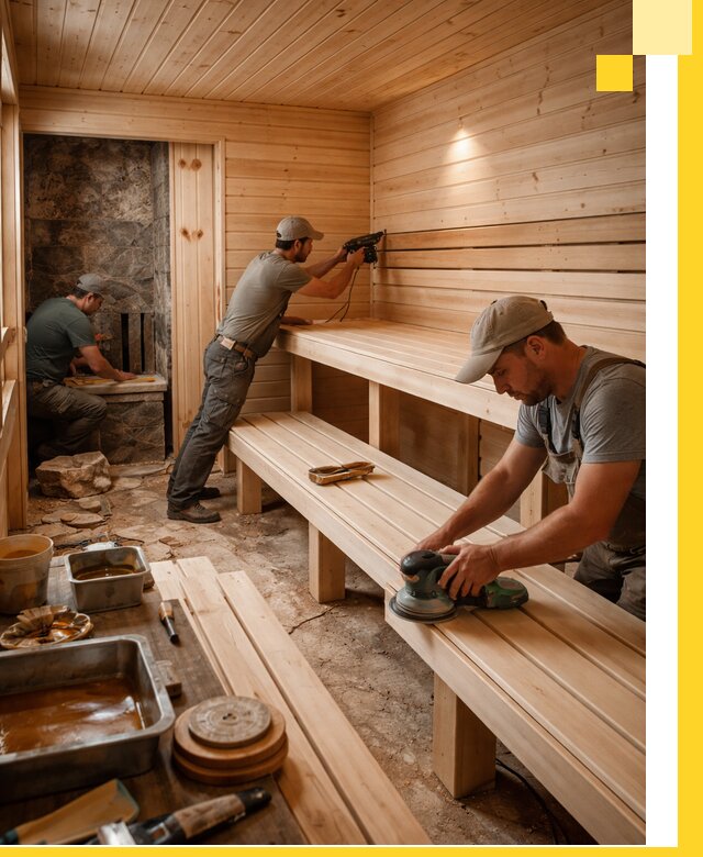 Профессиональная отделка бань в Тулуне под ключ, с гарантией