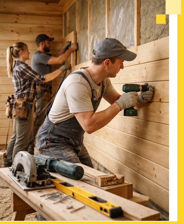 Обшивка бань под ключ в Тулуне: отделка стен и потолков