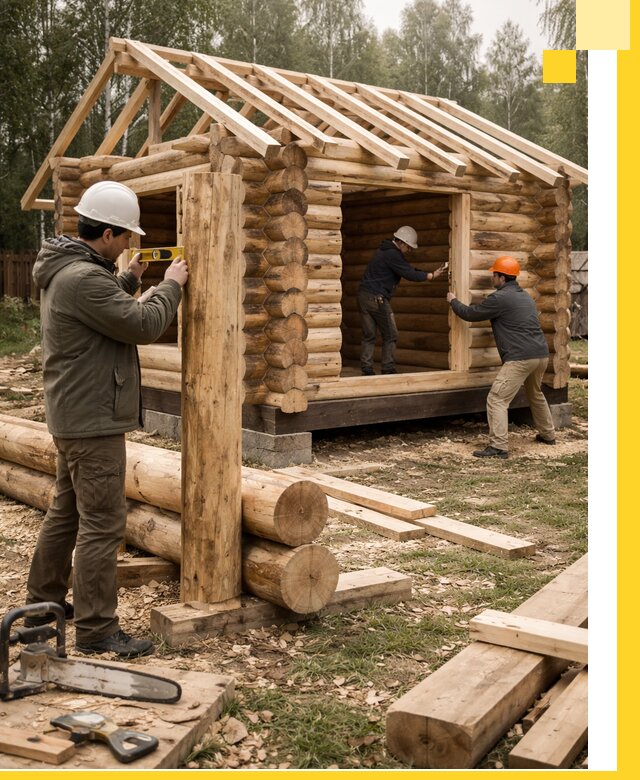 Строительство бань для дачи под ключ в Тулуне с доставкой и монтажом