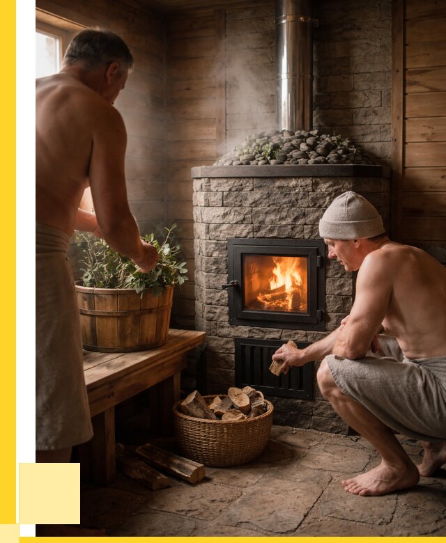 Банные печи под ключ в Тулуне от 48555 р. | ЭриданТлн кирпичная