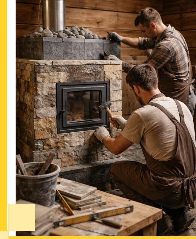 Облицовка банной печи в Тулуне от 16185 р. | ЭриданТлн