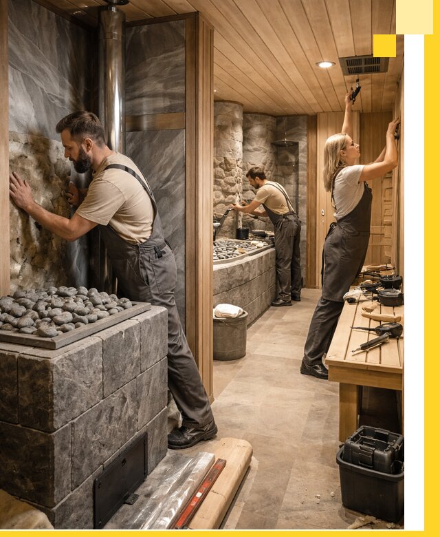 Строительство бань и SPA процедур в Тулуне под ключ и отделкой