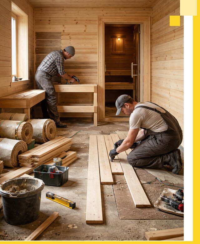 Индивидуальный проект бани с комнатой отдыха под ключ в Тулуне