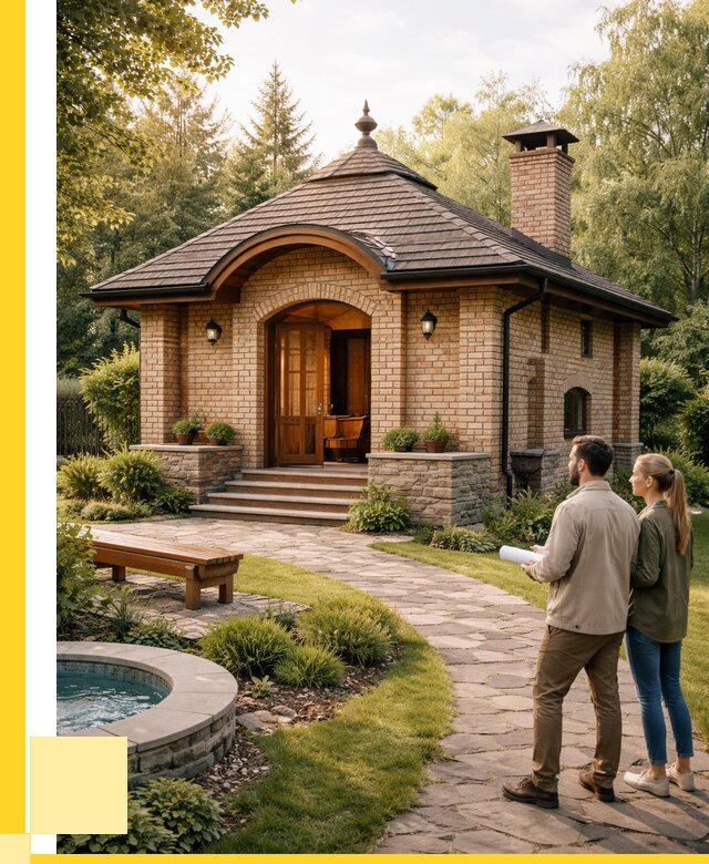 Проект кирпичной бани в Тулуне от 32370 р. | ЭриданТлн